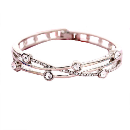 Cross Diamond Style Ladies Bracelet